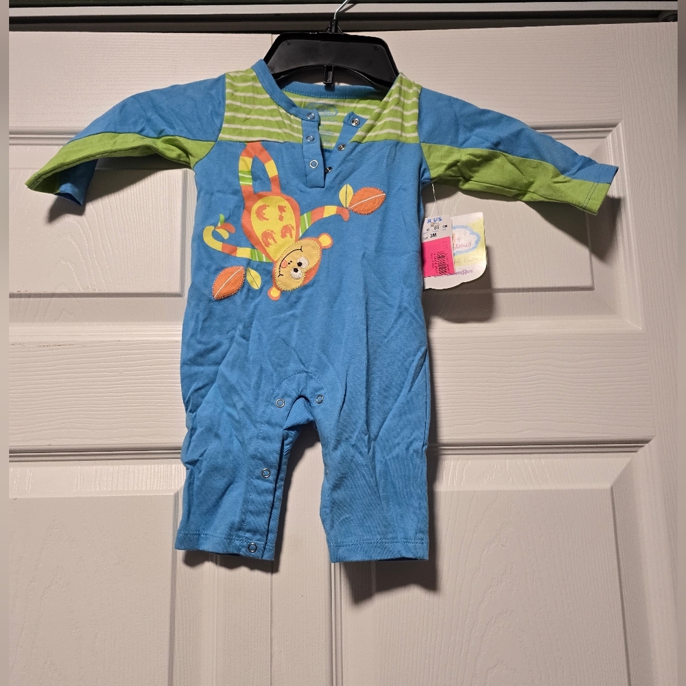 Blue and Green Kids One Piece